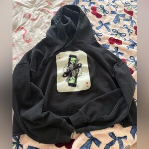 XL Valfre Cropped Frankenstein Hoodie